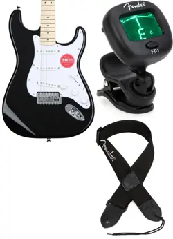 SQUIER 0373152506 + FENDER 0239978005 + FENDER 0990662043 VALUE BUNDLE