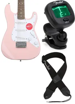 SQUIER 0370121556 + FENDER 0239978005 + FENDER 0990662043 VALUE BUNDLE