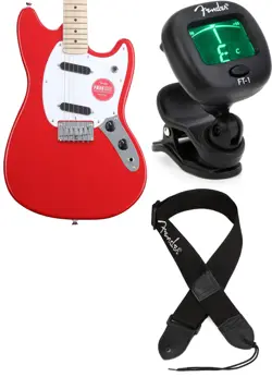 SQUIER 0373652558 + FENDER 0239978005 + FENDER 0990662043 VALUE BUNDLE