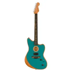 FENDER ACOUSTASONIC JAZZMASTER ACOUSTIC-ELECTRIC GUITAR OCEAN TURQUOISE