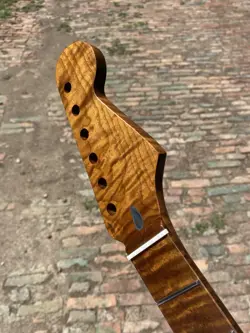 AAAA 22FRETS ROASTED FLAME MAPLE ELECTRIC GUITAR NECK SUITABLE FOR FENDER STRAT