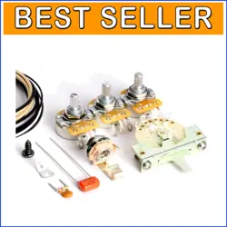 COMPLETE FENDER STRATOCASTER WIRING KIT WITH PROFESSIONAL INSTALLATION DIAGRAM