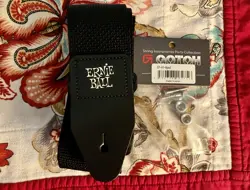 ERNIE BALL GUITAR STRAP + GOTOH AGED BUTTONS - ACOUSTIC ELECTRIC FENDER GIBSON