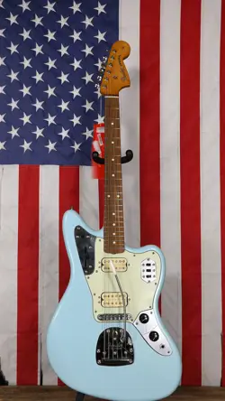 FENDER VINTERA '60S JAGUAR MODIFIED HH WITH PAU FERRO FRETBOARD - SONIC BLUE