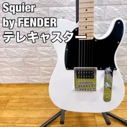 SQUIER BY FENDER ELECTRIC GUITAR TELECASTER WHITE SAFE PACKING!