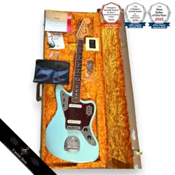 FENDER AMERICAN ORIGINAL 60S JAGUAR DAPHNE BLUE GUITAR