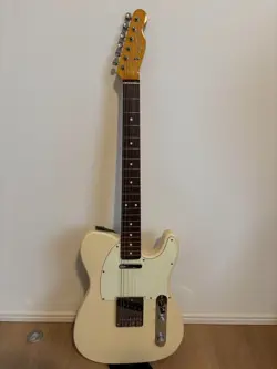 FENDER JAPAN TELECASTER ELECTRIC GUITAR CREAM WHITE FROM JAPAN