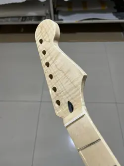 DIY GLOSS COLORED SHELL INLAY 22FRET MAPLE GUITAR NECK SUITABLE FOR FENDER STRAT