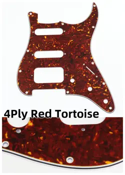 FOR US FENDER STANDARD 72'STRAT SSH GUITAR PICKGAURD SCRATCH PLATE,RED TORTOISE