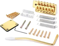 VINTAGE 52.5MM TREMOLO BRIDGE ASSEMBLY FOR FENDER STRATOCASTER - GOLD