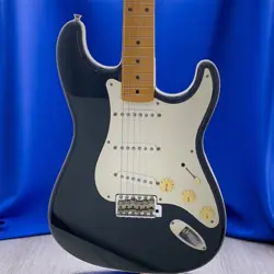 FENDER JAPAN STRATOCASTER ST57-66US BLACK 2006-2008 ELECTRIC GUITAR WITH SOFT C