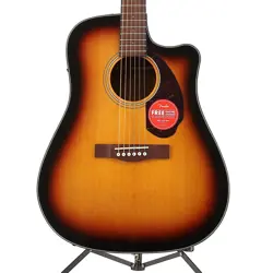 FENDER CN-140SCE 6-STRING ACOUSTIC-ELECTRIC GUITAR - SUNBURST