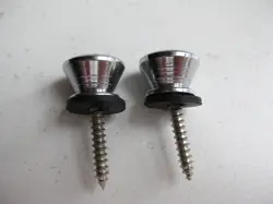 VINTAGE FENDER SQUIER STRATOCASTER GUITAR STRAP BUTTONS SET FOR PROJECT UPGRADE