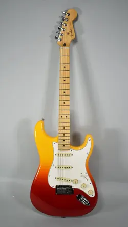 2021 FENDER PLAYER PLUS STRATOCASTER TEQUILA SUNRISE FINISH W/BAG