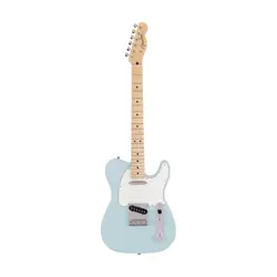 FENDER JAPAN JUNIOR COLLECTION TELECASTER ELECTRIC GUITAR, MAPLE FB, SATIN BLUE