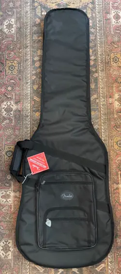 FENDER DELUXE PADDED P J BASS GIG BAG BLACK