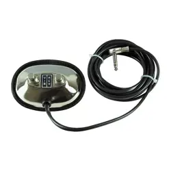 GENUINE FENDER 2-BUTTON FOOTSWITCH FOR FENDER AMPS: VIBRATO/REVERB ON/OFF