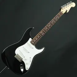 FENDER JAPAN STRATOCASTER ST-STD BLACK 2007-2010 ELECTRIC GUITAR USED JAPAN W/SC