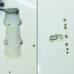 FENDER JAZZ BASS -REFINISH/WHITE- VINTAGE 5.02KG CONSIGNMENT ITEM SAFE DELIVERY