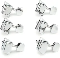 FENDER 70S F-STYLE STRATOCASTER-TELECASTER TUNING MACHINES (3-PACK) BUNDLE