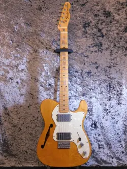 FENDER JAPAN TN72-75 NAT '80S E SERIAL TELECASTER THINLINE ELECTRIC GUITAR USED