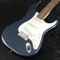 FENDER FSR COLLECTION HYBRID II ST TYPE GUN METAL BLUE ELECTRIC GUITAR W/GIG BAG