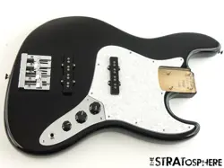 LOADED USA FENDER GEDDY LEE JAZZ BASS BODY, BASS PARTS RUSH BLACK