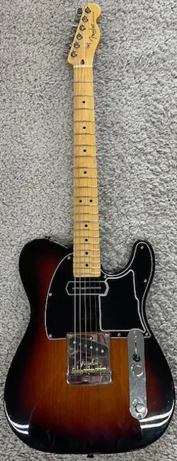 JAZZ GREAT JERRY HAHN'S PERSONAL CUSTOMIZED FENDER AMERICAN PRO TELECASTER +CASE