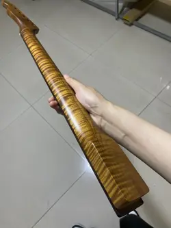 AAA 22 FRETS FENDER TELE ROSEWOOD MATTE ROASTED FLAME MAPLE GUITAR NECK MATTE