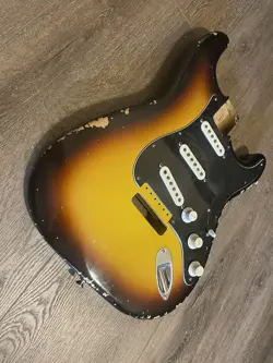 MJT FENDER BODY RELIC SRV LOADED PICKGUARD CUSTOM SHOP PICKUPS NITRO STRAT AGED