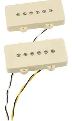 GENUINE FENDER CUNIFE/COBALT CHROME JAZZMASTER PICKUP SET - 099-2374-000