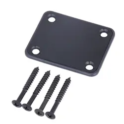 ELECTRIC GUITAR NECK PLATE W/ MOUNTING SCREW FOR FENDER STRATOCASTER TELECASTER.