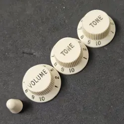 STRAT GUITAR KNOBS