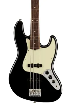 FENDER AMERICAN PROFESSIONAL II JAZZ BASS, ROSEWOOD FINGERBOARD - BLACK