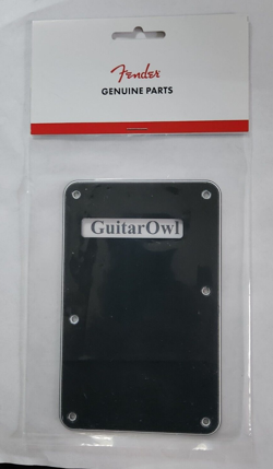 FENDER GUITAR 3 PLY BLACK STANDARD BACK PLATE STRATOCASTER STRAT 0991322000