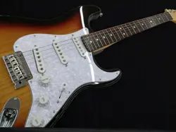 GUITAR WITH METALLIC