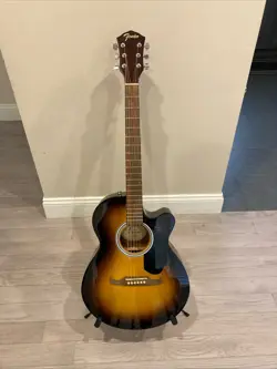 FENDER FA-135CE CONCERT ACOUSTIC-ELECTRIC GUITAR SUNBURST WITH GIG BAG
