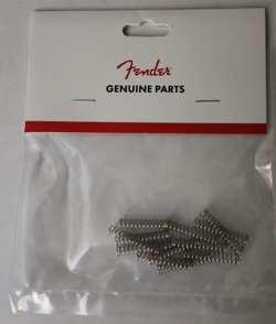 GENUINE FENDER GUITAR TELE BASS BRIDGE SPRINGS NICKEL 0018689049 MADE IN THE USA