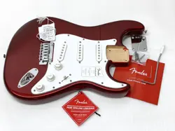STANDARD SERIES FENDER FULL THICKNESS STRAT BODY CANDY COLA SSS ELECTRIC GUITAR