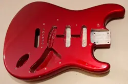 2012 FENDER 1960 CUSTOM SHOP STRATOCASTER GUITAR BODY CANDY APPLE RED STRAT