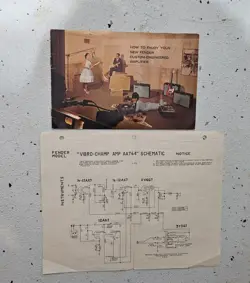 AMPLIFIER. PAPER WORK.