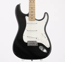 FENDER AMERICAN STANDARD STRATOCASTER BLACK USED ELECTRIC GUITAR  2011