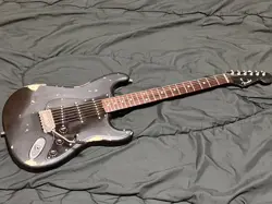 ALLBLK STRATOCASTER RERICK