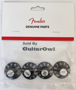 FENDER GUITAR 72 TELECASTER SKIRTED KNOBS VOLUME TONE MADE IN THE USA 0054521049