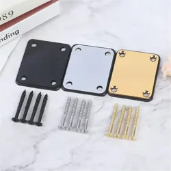 ELECTRIC GUITAR NECK PLATE W/MOUNTING SCREW FOR FENDER STRATOCASTER TELECASTER C