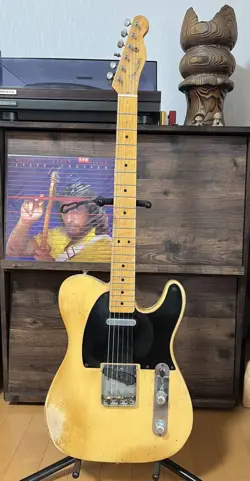 ELECTRIC GUITAR FENDER CUSTOM SHOP 1990S CANETELA NOCASTER USA & HARD CASE