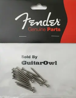 GENUINE FENDER PICKUP MOUNTING SCREWS FOR P BASS  J BASS 12 SCREWS 0027035049