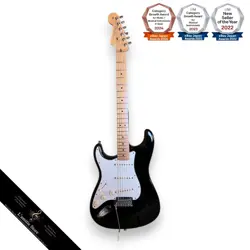 FENDER AMERICAN STANDARD STRATOCASTER LEFTHANDED ELECTRIC GUITAR BLACK