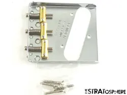 USA FENDER CUSTOM SHOP 54 TELECASTER BRIDGE SER # CHROME BRASS TELE 1954 TCP