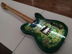 FENDER JAPAN TELECASTER TL69-75 MOD BLUE FLOWER ELECTRIC GUITAR MADE IN JAPAN